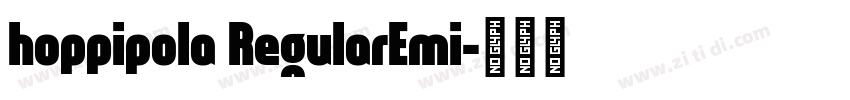 hoppipola RegularEmi字体转换